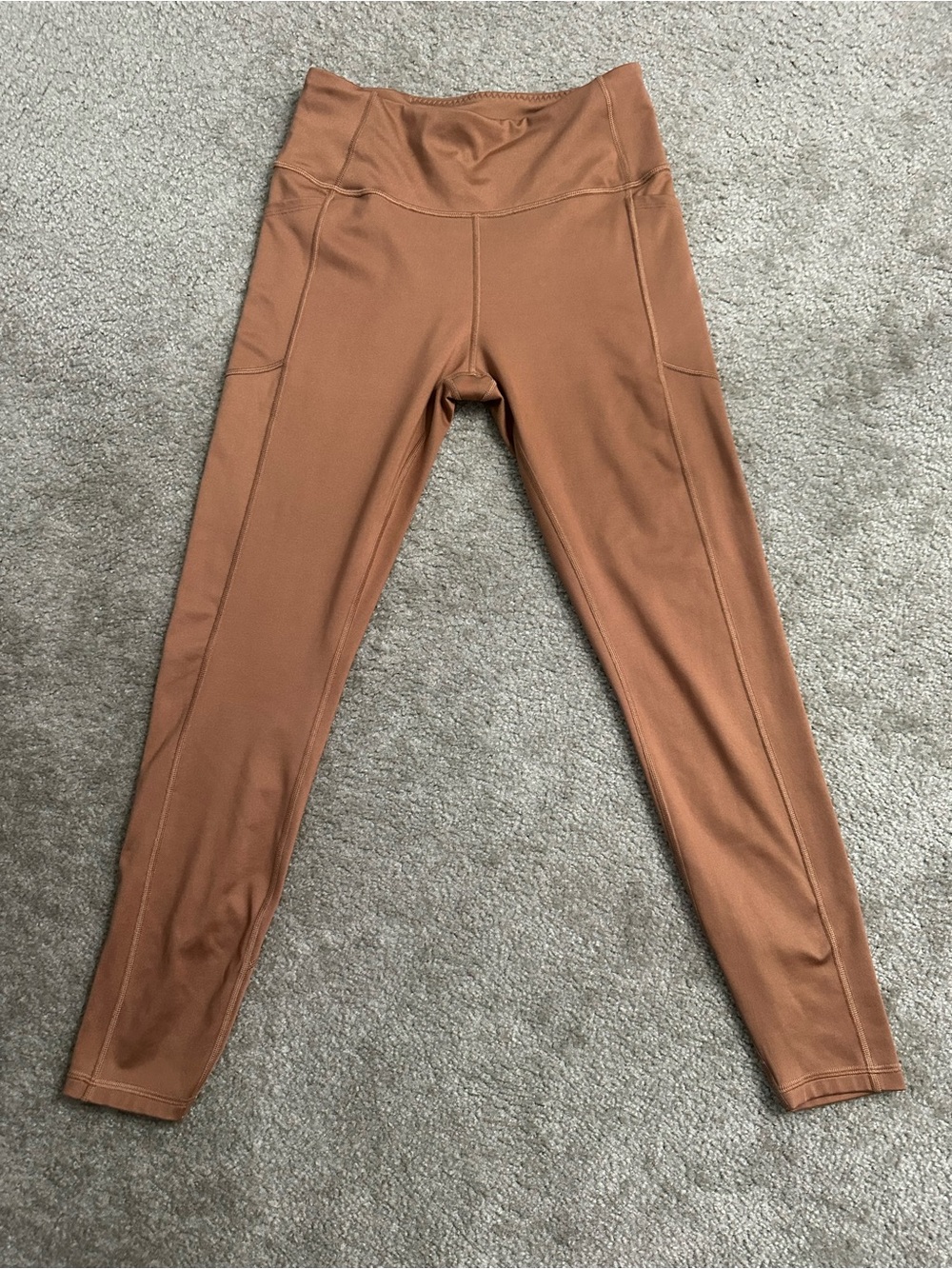 VSX Essential High-Rise Pocket Leggings-Caramel